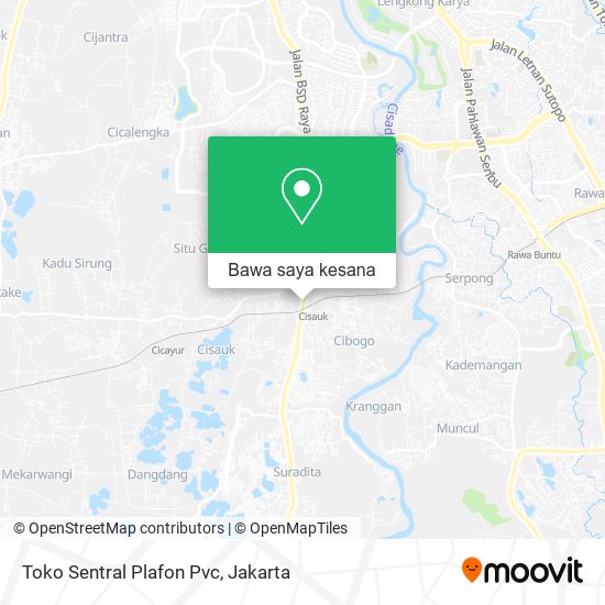 Peta Toko Sentral Plafon Pvc