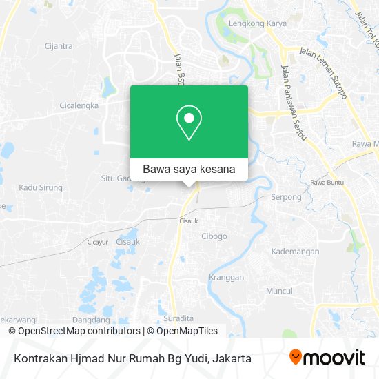 Peta Kontrakan Hjmad Nur Rumah Bg Yudi