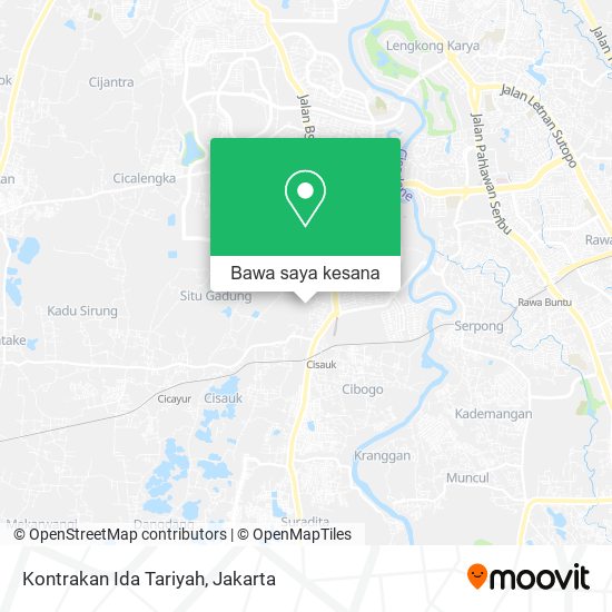 Peta Kontrakan Ida Tariyah