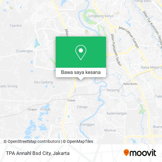 Peta TPA Annahl Bsd City