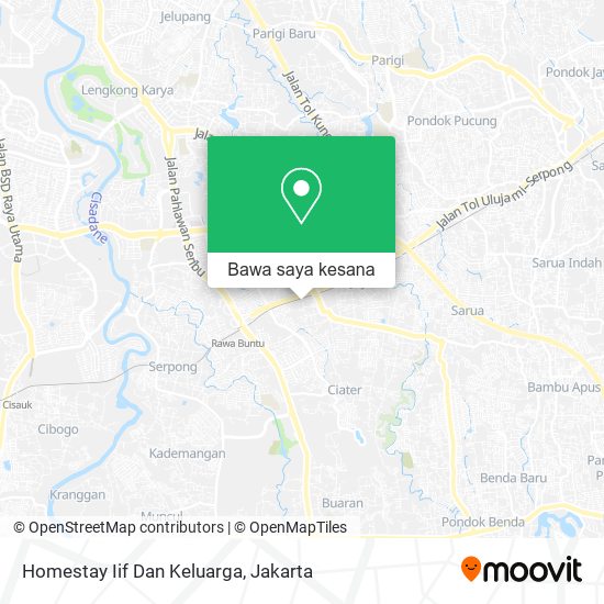 Peta Homestay Iif Dan Keluarga