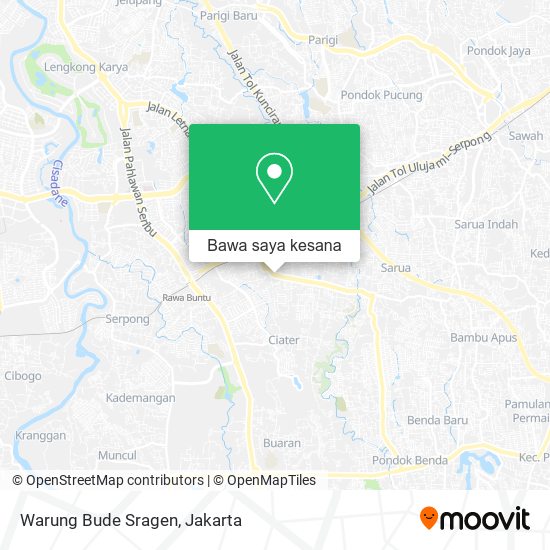 Peta Warung Bude Sragen