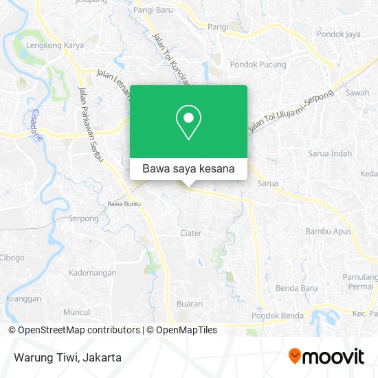 Peta Warung Tiwi