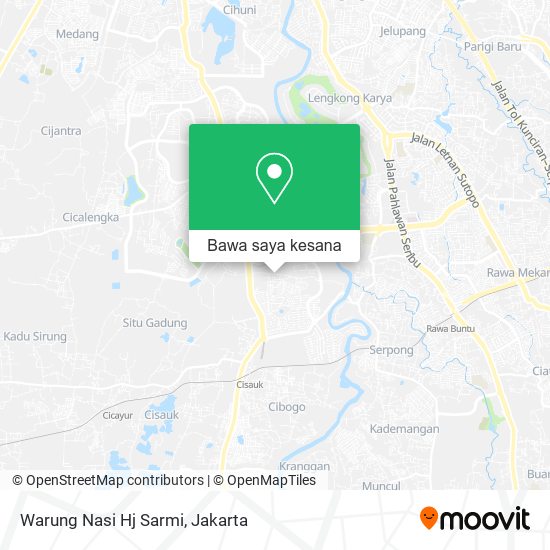 Peta Warung Nasi Hj Sarmi