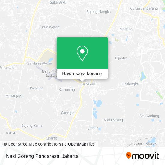 Peta Nasi Goreng Pancarasa