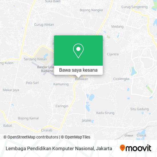 Peta Lembaga Pendidikan Komputer Nasional