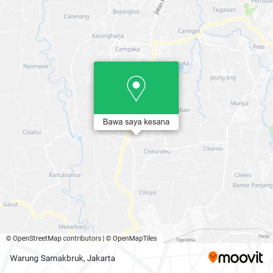 Peta Warung Samakbruk