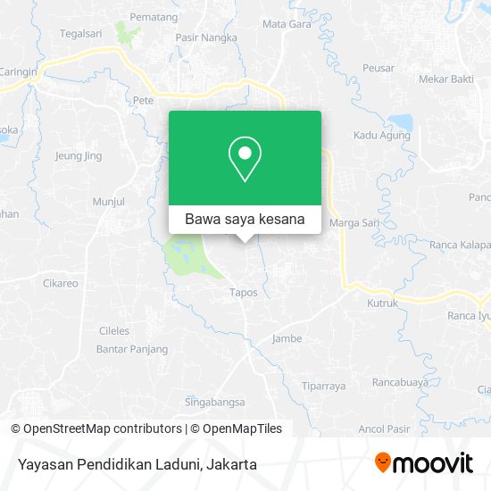 Peta Yayasan Pendidikan Laduni