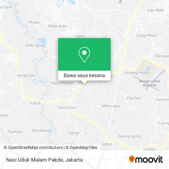 Peta Nasi Uduk Malam Pakde