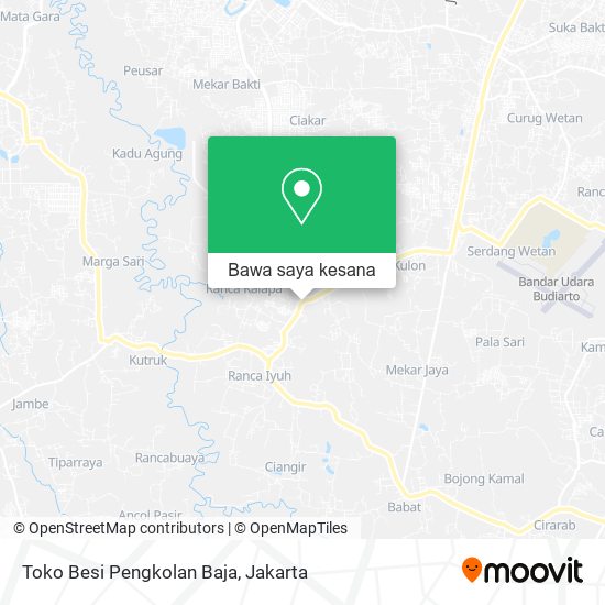 Peta Toko Besi Pengkolan Baja