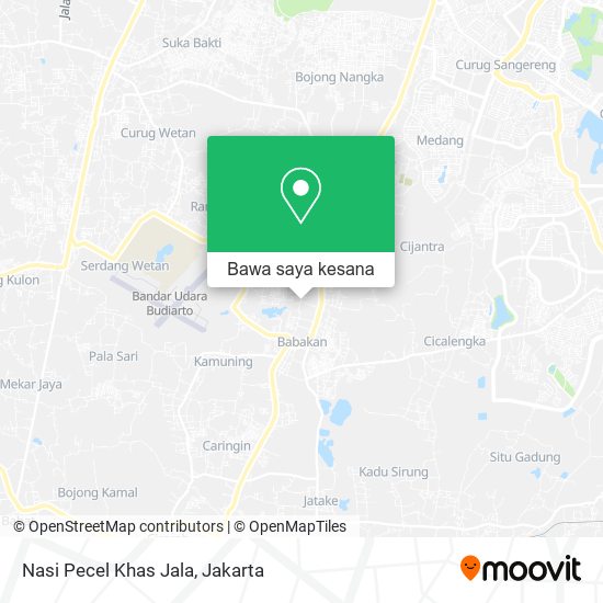 Peta Nasi Pecel Khas Jala