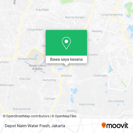 Peta Depot Naim Water Fresh