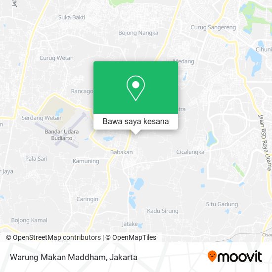 Peta Warung Makan Maddham