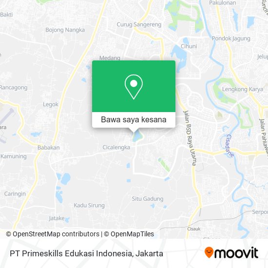 Peta PT Primeskills Edukasi Indonesia