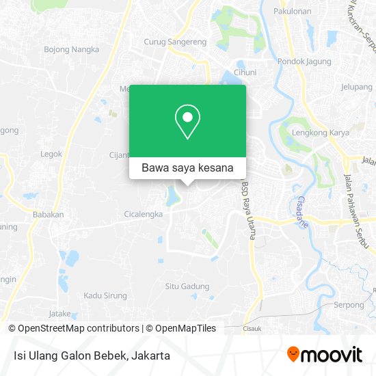 Peta Isi Ulang Galon Bebek