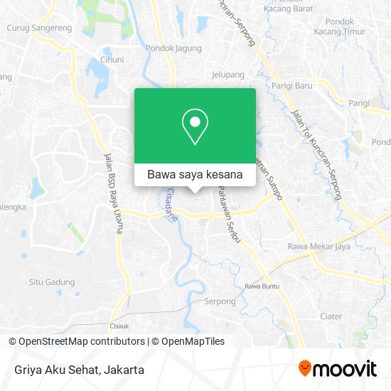 Peta Griya Aku Sehat