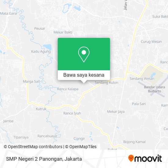 Peta SMP Negeri 2 Panongan