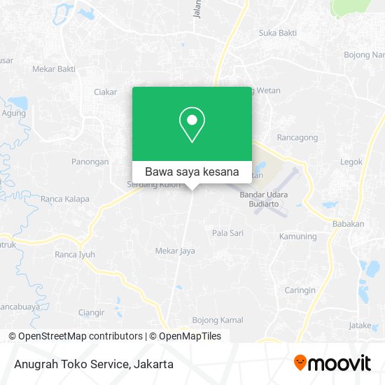Peta Anugrah Toko Service