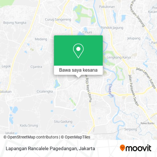 Peta Lapangan Rancalele Pagedangan