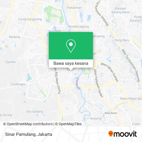 Peta Sinar Pamulang