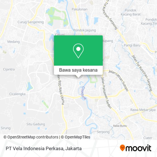 Peta PT Vela Indonesia Perkasa