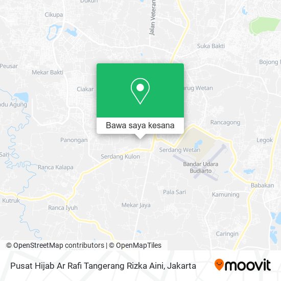 Peta Pusat Hijab Ar Rafi Tangerang Rizka Aini