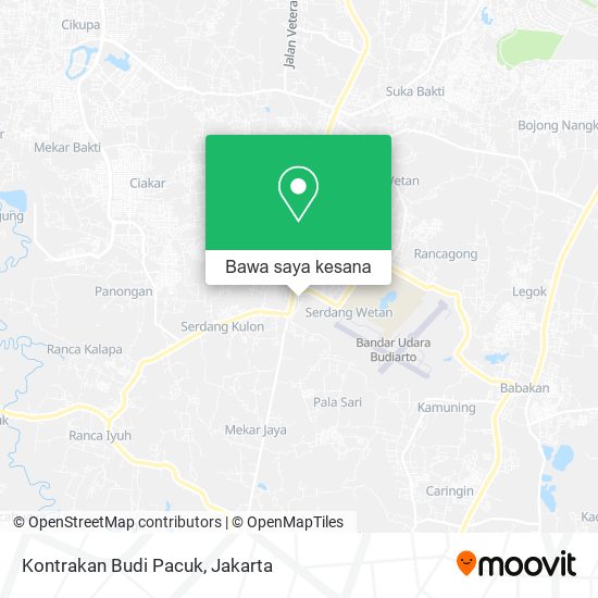 Peta Kontrakan Budi Pacuk