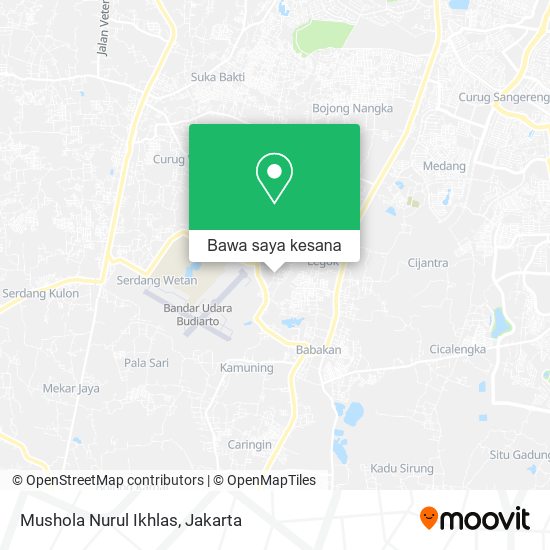 Peta Mushola Nurul Ikhlas