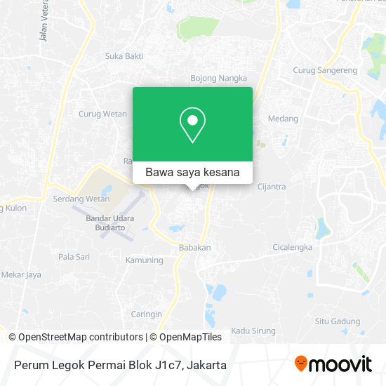 Peta Perum Legok Permai Blok J1c7