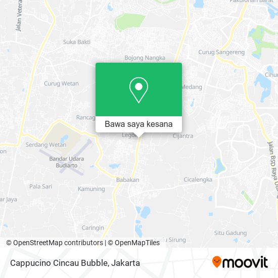 Peta Cappucino Cincau Bubble