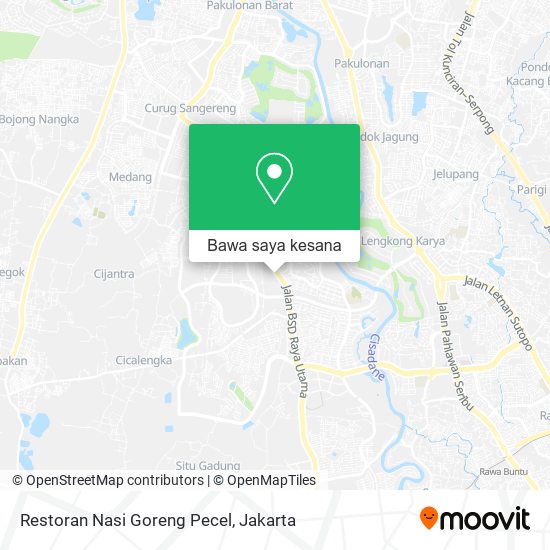 Peta Restoran Nasi Goreng Pecel
