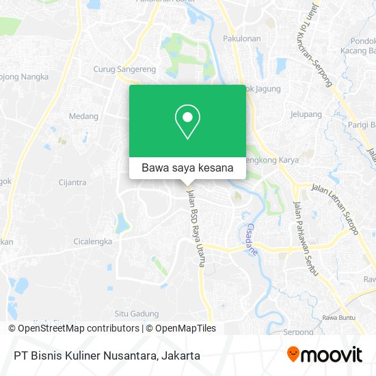 Peta PT Bisnis Kuliner Nusantara