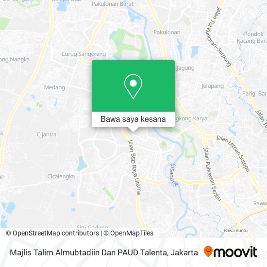 Peta Majlis Talim Almubtadiin Dan PAUD Talenta