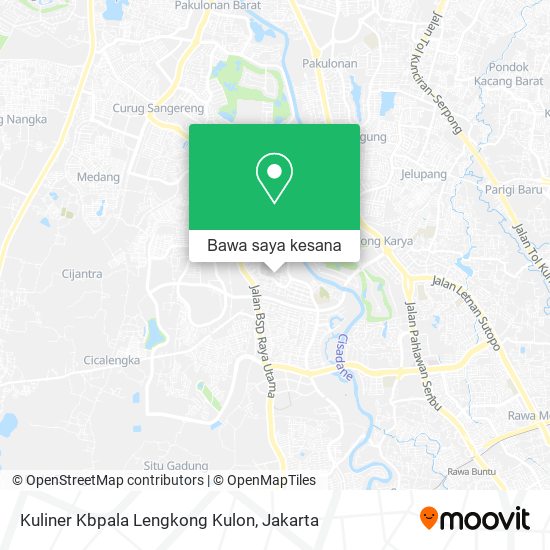Peta Kuliner Kbpala Lengkong Kulon