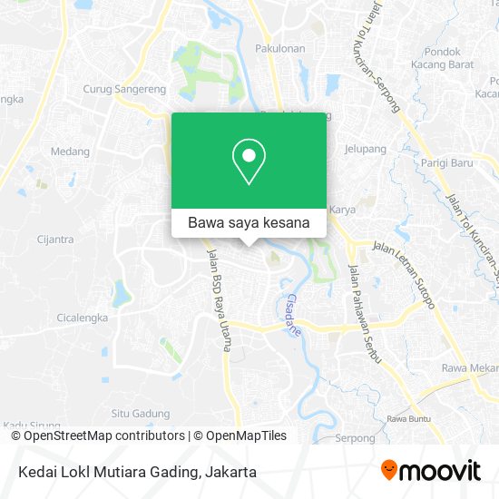 Peta Kedai Lokl Mutiara Gading