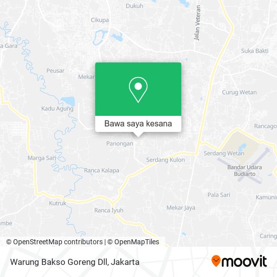 Peta Warung Bakso Goreng Dll