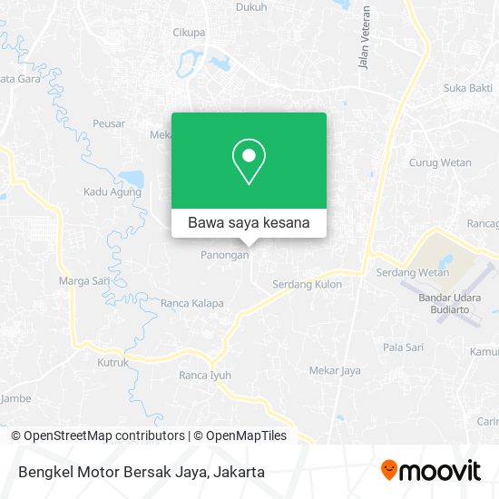 Peta Bengkel Motor Bersak Jaya