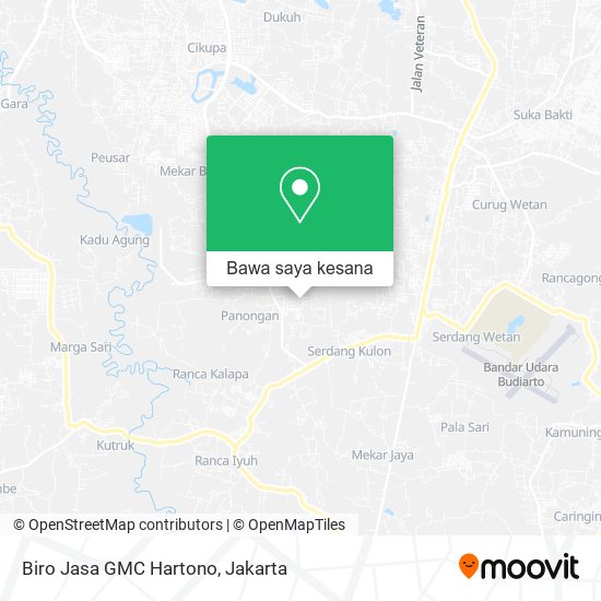 Peta Biro Jasa GMC Hartono