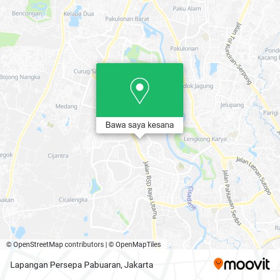 Peta Lapangan Persepa Pabuaran