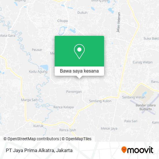 Peta PT Jaya Prima Alkatra