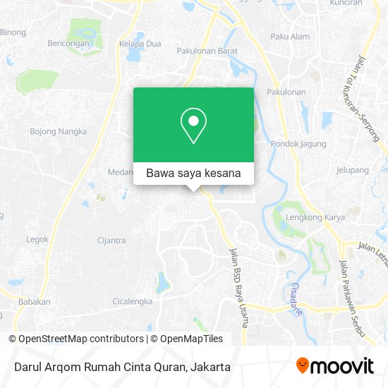 Peta Darul Arqom Rumah Cinta Quran
