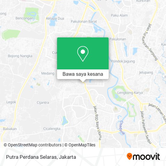 Peta Putra Perdana Selaras