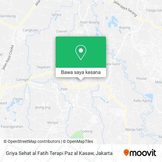 Peta Griya Sehat al Fatih Terapi Paz al Kasaw