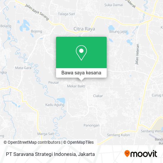 Peta PT Saravana Strategi Indonesia