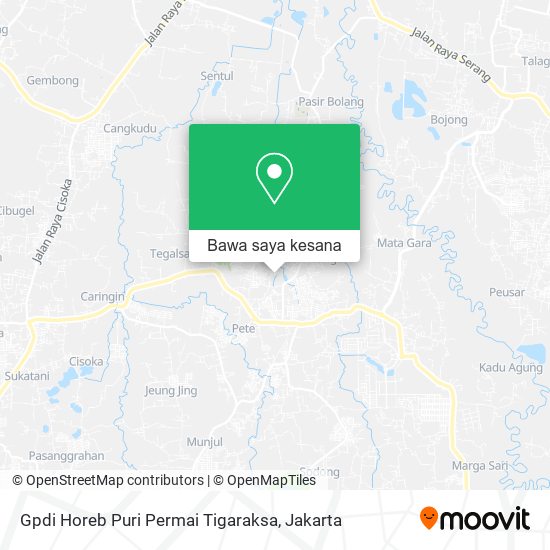 Peta Gpdi Horeb Puri Permai Tigaraksa