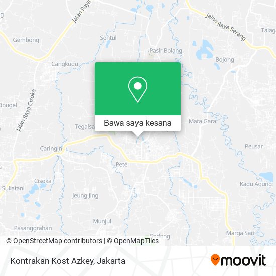 Peta Kontrakan Kost Azkey