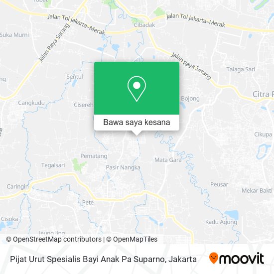 Peta Pijat Urut Spesialis Bayi Anak Pa Suparno