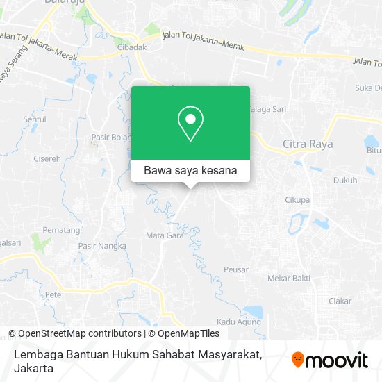 Peta Lembaga Bantuan Hukum Sahabat Masyarakat