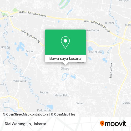 Peta RM Warung Ijo