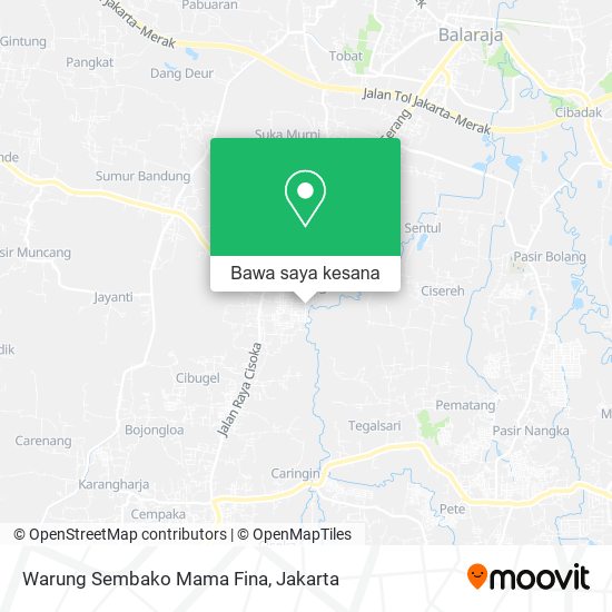 Peta Warung Sembako Mama Fina